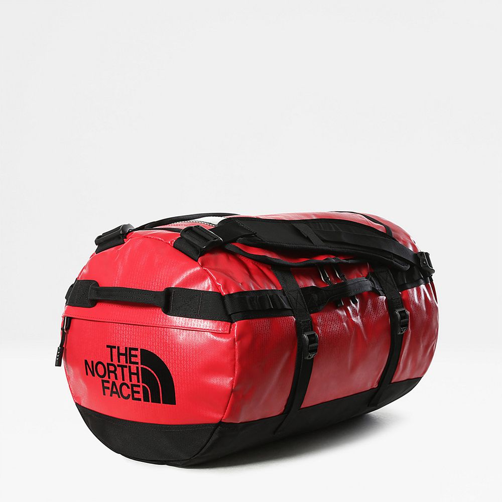 The North Face Duffel Bag Mens Australia - The North Face Base Camp - Small Red / Black (RYH-928743)